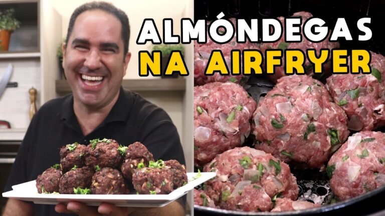 Como Fazer Almôndegas na Airfryer - Tv Churrasco