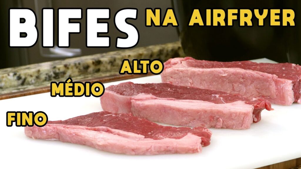 Como Fazer Bife na Airfryer - Contrafilé na Airfryer - Tv Churrasco