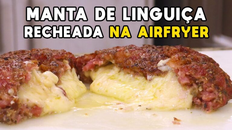 Como Fazer Manta de Linguiça Recheada na Airfryer - Tv Churrasco